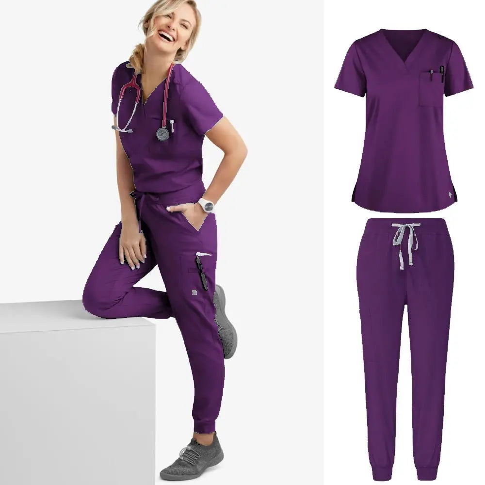 Professional Short-Sleeve Work Suit Toots Medical Scrubs / Uniforms
