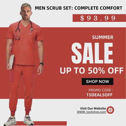 Men Scrub Set: Complete Comfort